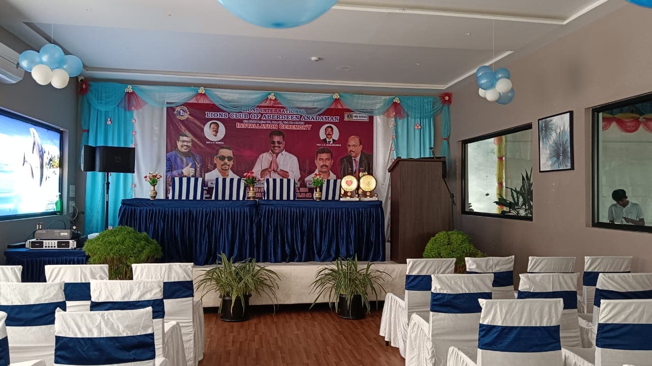 Events — Buffet Setup with Decorations