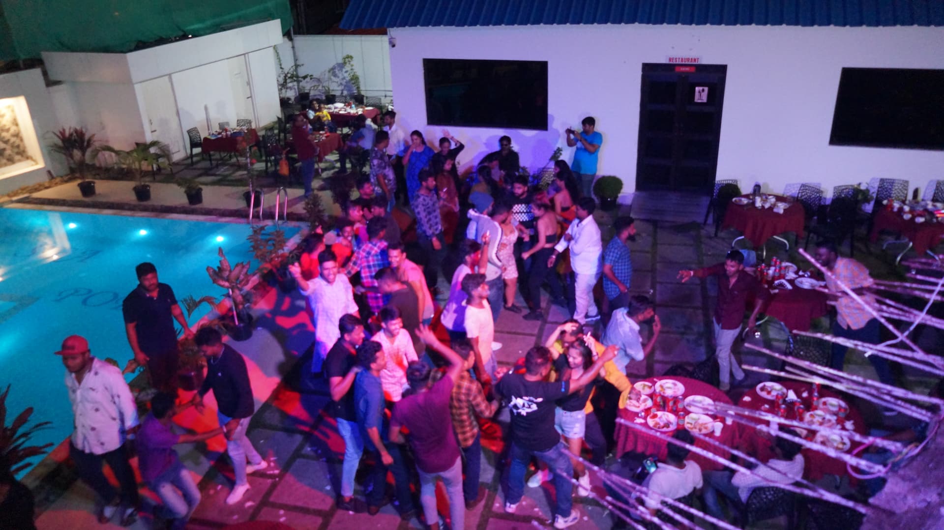 Events — Pool Area Party Setup